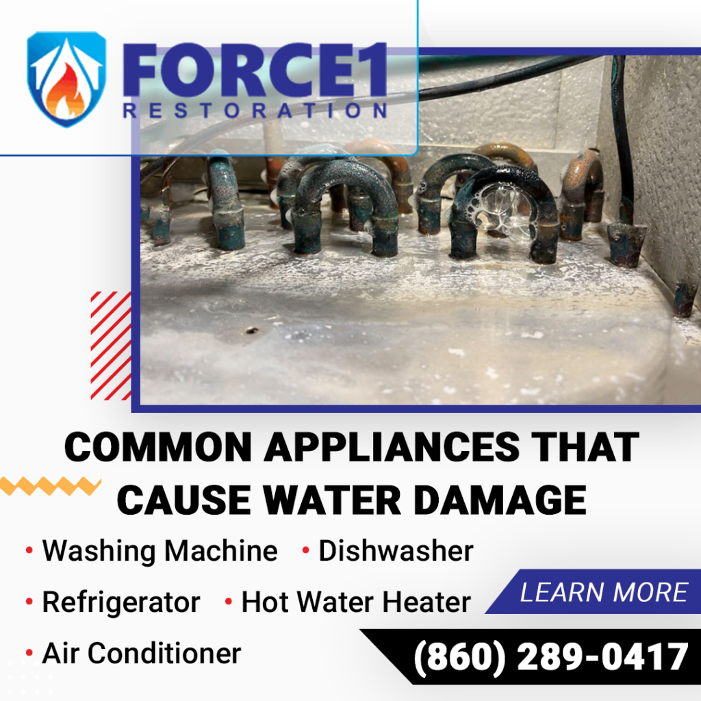 common appliances that cause water damage